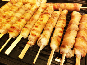 BBQに!失敗なし。肉巻きおにぎり